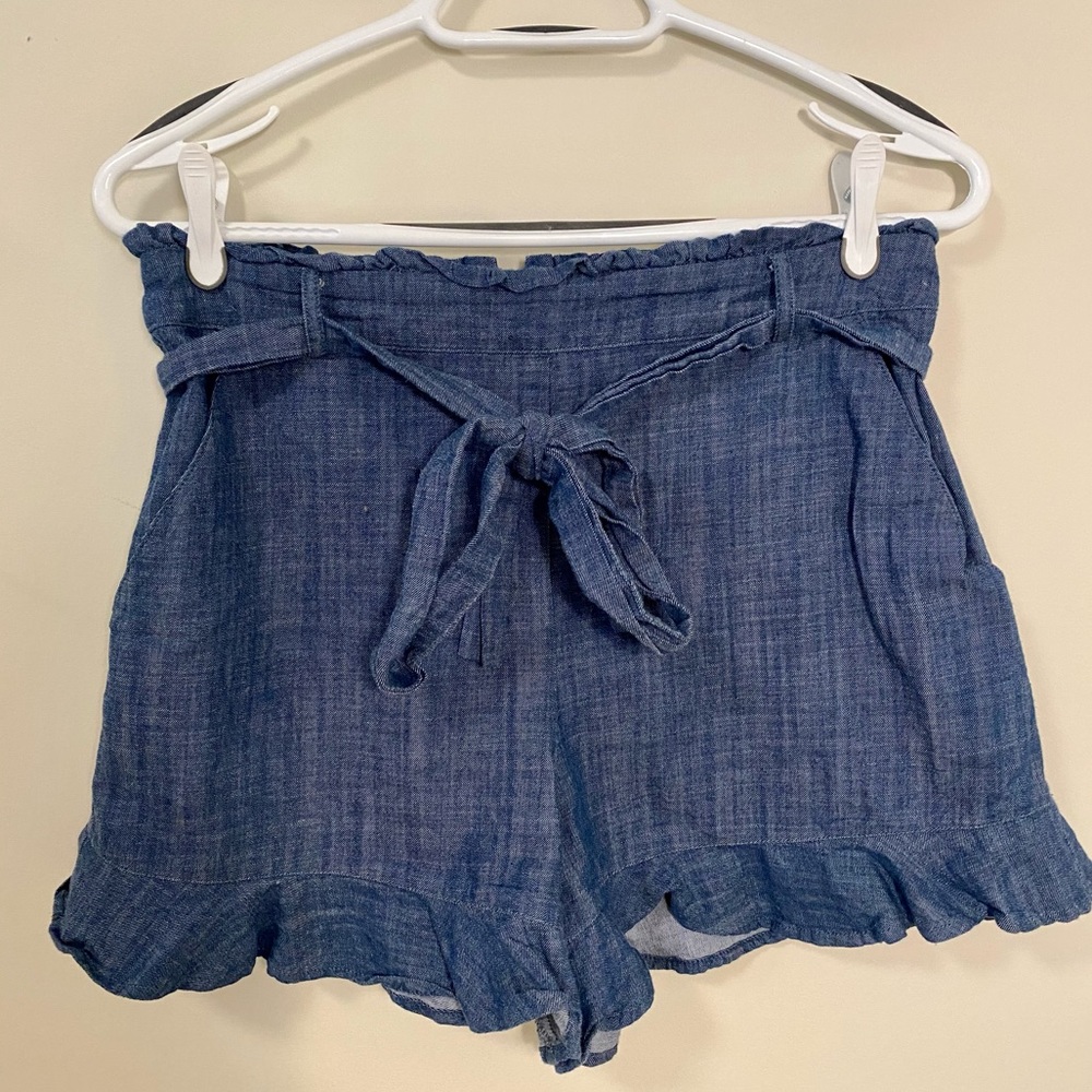 Denim shorts